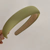 Retro Wide Brim Sponge Hairband Cloth And Sponge Headband Simple All Match Hair Accessory For Washing Face