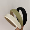 Retro Wide Brim Sponge Hairband Cloth And Sponge Headband Simple All Match Hair Accessory For Washing Face