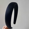 Retro Wide Brim Sponge Hairband Cloth And Sponge Headband Simple All Match Hair Accessory For Washing Face