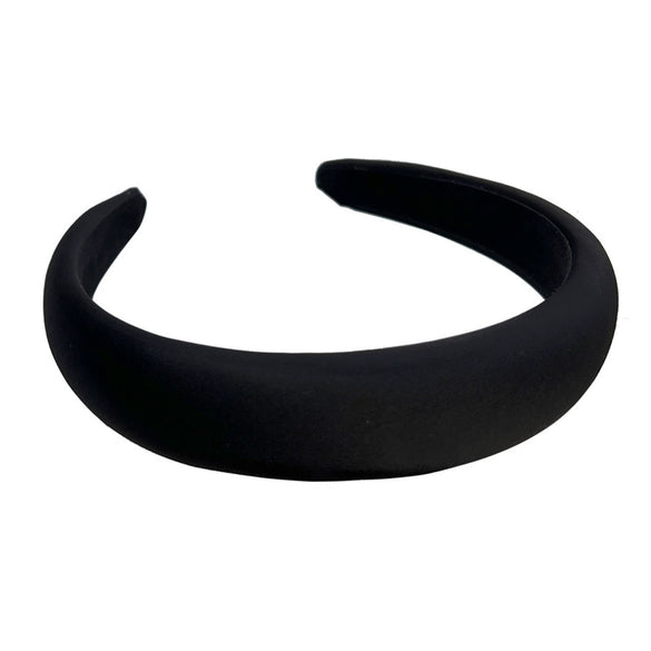 Retro Wide Brim Sponge Hairband Cloth And Sponge Headband Simple All Match Hair Accessory For Washing Face