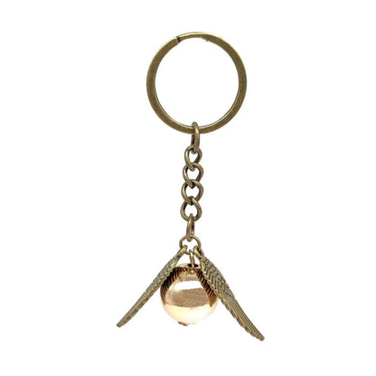 Retro Wings Alloy Plating Gold Plated Silver Plated Bag Pendant Keychain