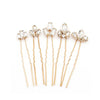 Rhinestone Chain Hair Pins Set Fashion Inlay Hair Accessories For Women Daily Wear