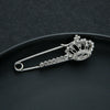 Rhinestone Electroplated Crown Brooch Accessories For Women And Unisex