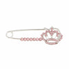 Rhinestone Electroplated Crown Brooch Accessories For Women And Unisex