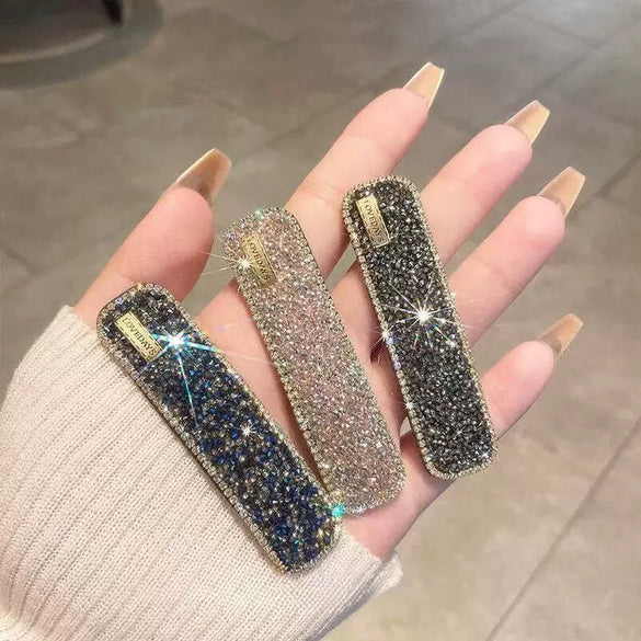 Rhinestone Handmade Geometric Fashion Women's Bb Hair Clip Hair Accessory