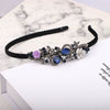 Rhinestone Retro Small Flower Women's Hairband Hair Accessories Electroplated