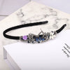 Rhinestone Retro Small Flower Women's Hairband Hair Accessories Electroplated