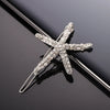 Rhinestone Starfish Hair Clips For Women Fashionable Side Bangs Pins Sparkling Animal Hair Accessories