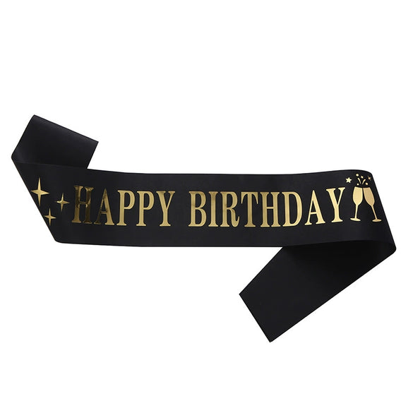 Ribbon Shoulder Strap Belt Sardine Material Printing Process For Birthday Party