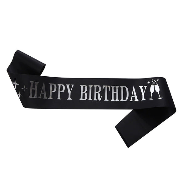 Ribbon Shoulder Strap Belt Sardine Material Printing Process For Birthday Party