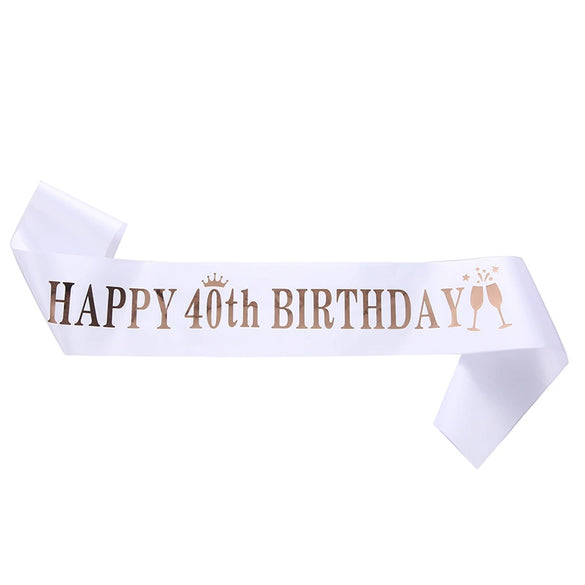 Ribbon Shoulder Strap Belt Sardine Material Printing Process For Birthday Party