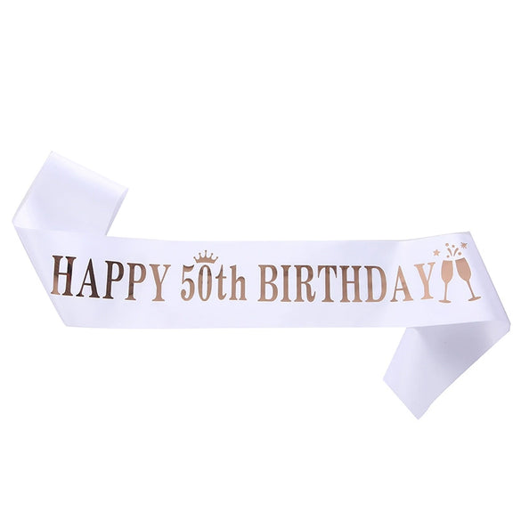 Ribbon Shoulder Strap Belt Sardine Material Printing Process For Birthday Party