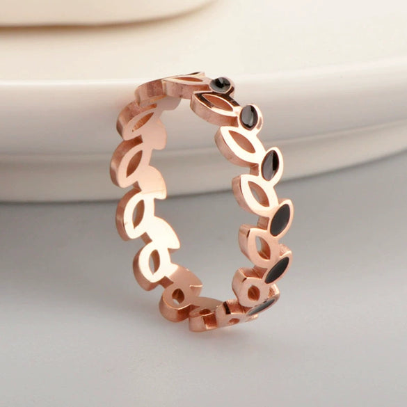 Ring Accessories Titanium Steel Rhombus Fashion Minimalist Electroplated