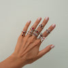 Ring Alloy Dripping Oil Animal Geometric Electroplating