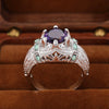 Ring Alloy Geometric Electroplating Versatile Style