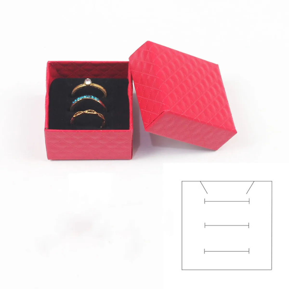 Ring Box Paper Box Display Storage Gift Box Packaging Box