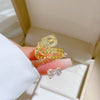 Ring Brass Cartoon Crown Style Electroplated