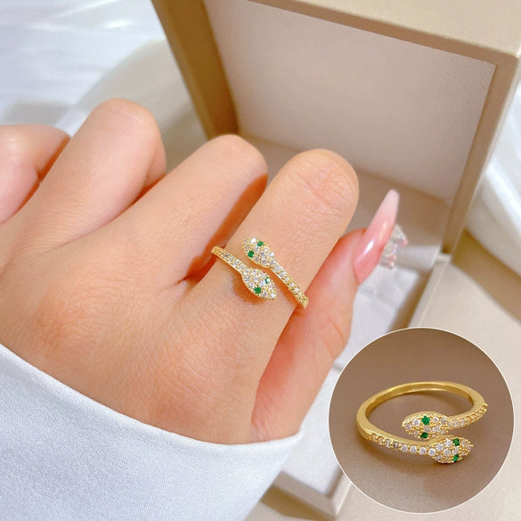 Ring Brass Geometric Crown Cartoon Style Real Gold Electroplated