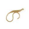 Ring Copper Golden Leaf Shape Electroplating Unisex Women's