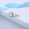 Ring Copper Inlaid Zircon Geometric Light Luxury Style Cube Sugar Design