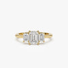 Ring Copper Zircon Geometric Light Luxury Women's Fashion Jewelry