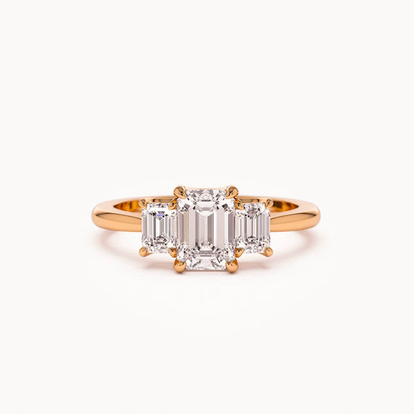 Ring Copper Zircon Geometric Light Luxury Women's Fashion Jewelry