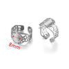 Ring Holder Stainless Steel Round Titanium Steel 18K Gold Plated Electroplating Jewelry Blank Tray