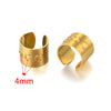 Ring Holder Stainless Steel Round Titanium Steel 18K Gold Plated Electroplating Jewelry Blank Tray