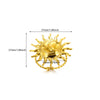 Ring Jewelry Stainless Steel Heartshaped Starfish Geometric Style Electroplating