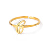Ring Jewelry Stainless Steel Letter Pattern Electroplating Creative Fashion