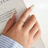 Ring S925 Sterling Silver Cross Electroplating