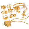 Ring Set Stainless Steel Ocean Animals Zodiac Electroplated Jewelry For Women