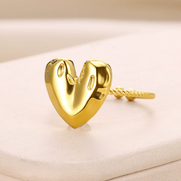 Ring Stainless Steel Butterfly Heartshaped Geometric Electroplating Unisex