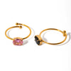 Ring Stainless Steel Geometric Electroplating Women