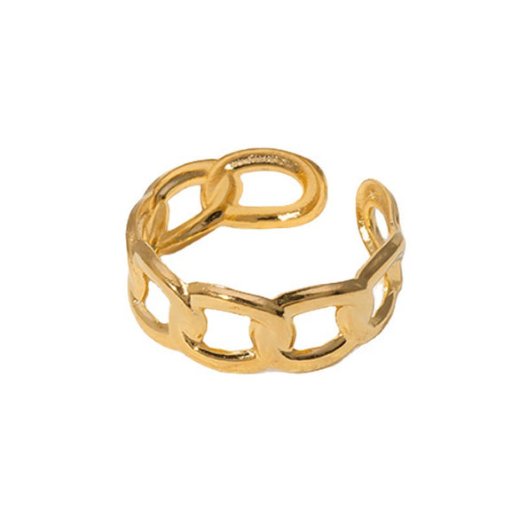 Ring Stainless Steel Lovely Geometric Electroplating For Women And Men
