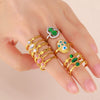 Ring Stainless Steel Vintage Geometric U Shape Electroplating