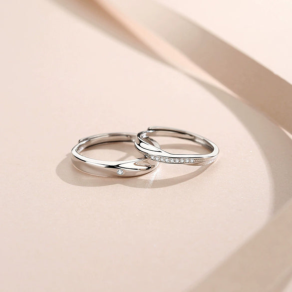 Ring 925 Sterling Silver Geometric Diamond Design For Men And Women