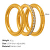 Ring 316L Stainless Steel Geometric Fashion Electroplating Women's
