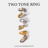 Ring Titanium Steel Geometric Style Electroplating Jewelry For Women
