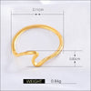 Ring Titanium Steel Gold Plated Abstract Seagull Geometric Animal Zodiac Electroplated