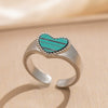 Rings Brass Titanium Steel Heart Shape Electroplated Women's Light Luxury Style