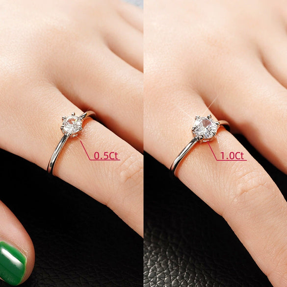Rings Copper Light Luxury Geometric Zircon Inlay For Women