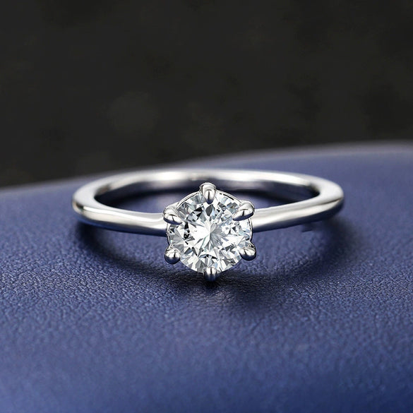Rings Copper Light Luxury Geometric Zircon Inlay For Women