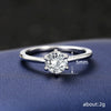 Rings Copper Light Luxury Geometric Zircon Inlay For Women