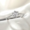 Rings Copper Light Luxury Geometric Zircon Inlay For Women