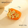 Rings Stainless Steel Geometric Light Luxury Electroplating For Women