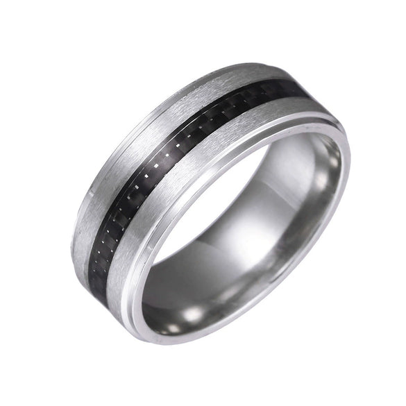 Rings Stainless Steel Unisex With Letters Numbers Text Electroplating