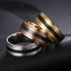 Rings Stainless Steel Unisex With Letters Numbers Text Electroplating
