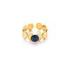 Rings Titanium Steel Geometric U Shape Electroplated