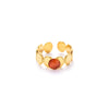 Rings Titanium Steel Geometric U Shape Electroplated